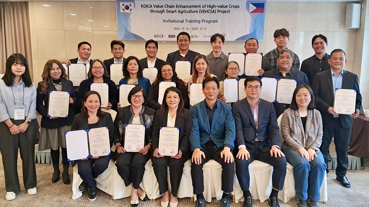Korea-Philippines Cooperation Through Smart Agriculture Gains Momentum via KOICA-KDS Invitational Training